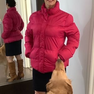 Hot Pink Puffer Coat